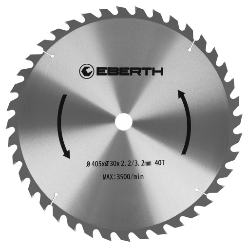 Disco de sierra EBERTH de 405 mm diámetro