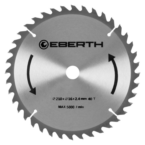EBERTH Disco de sierra con un diámetro de 210 mm