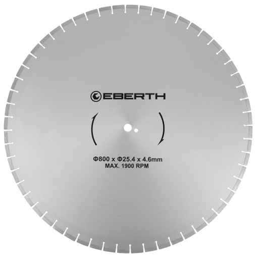 EBERTH Disco de corte de diamante 800mm