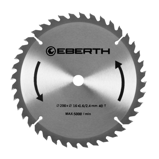 EBERTH Disco de sierra con un diámetro de 200 mm