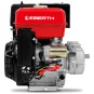 EBERTH Motor de gasolina de 13 hp con embrague de baño de aceite, Arranque eléctrico y Eje de 22 mm