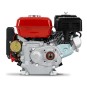 EBERTH Motor de gasolina 6,5 CV, reductor, eje 20 mm Ø, arranque eléctrico