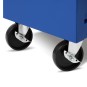 EBERTH Carro de herramientas con 5 cajones de color azul